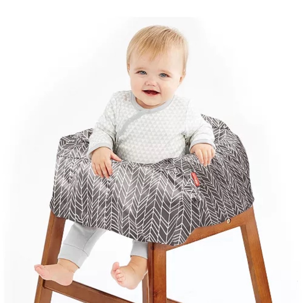 Skip Hop 2-in-1 Take Cover Baby Shopping Cart and High Chair Cover